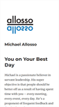 Mobile Screenshot of michaelallosso.com