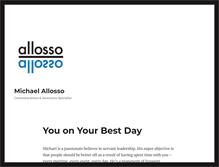 Tablet Screenshot of michaelallosso.com